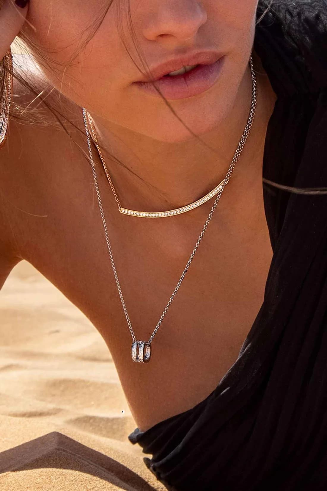 Collier pour Femme APM Monaco AC6753OX en Argent 925 à Chaîne Ajustable vue 3