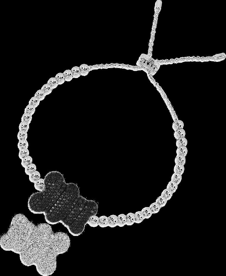 Bracelet unisexe APM Monaco Yummy Bear Mood en argent 925, réf. AB4858XBZ