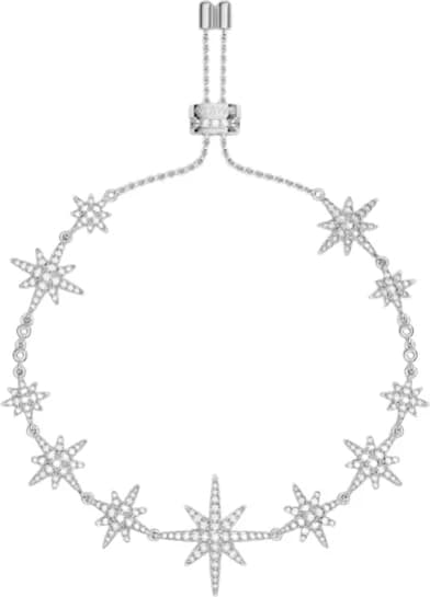 Bracelet ajustable pour femme APM Monaco AB4112OX en argent 925 avec motifs météorites