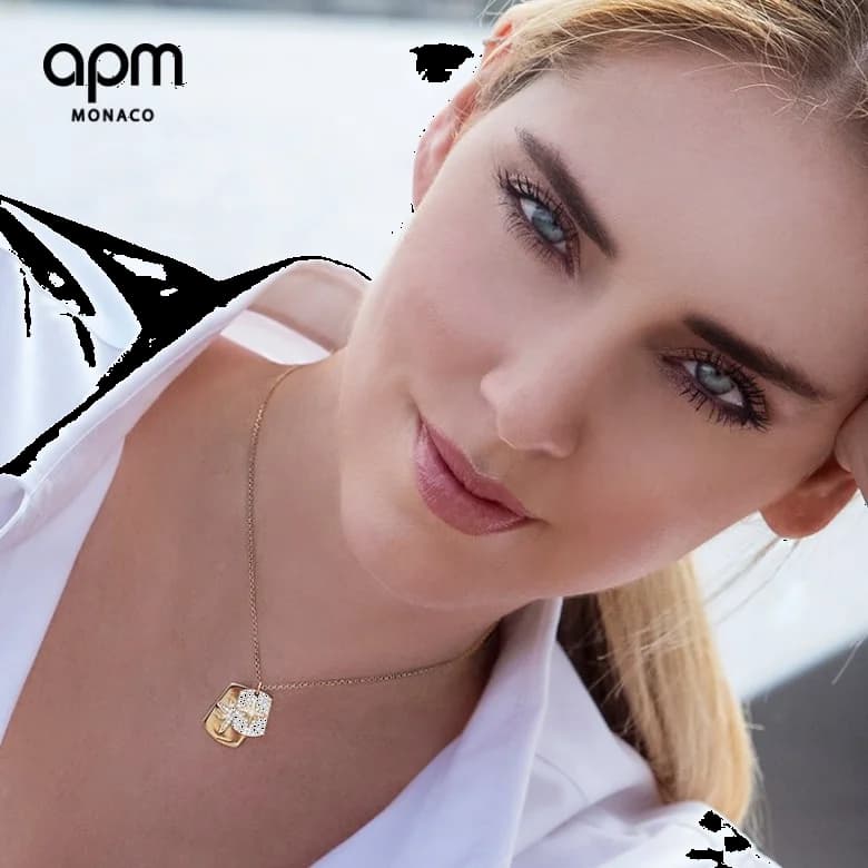 Collier APM Monaco AC4829OXY en plaqué or jaune pour Femme vue 3