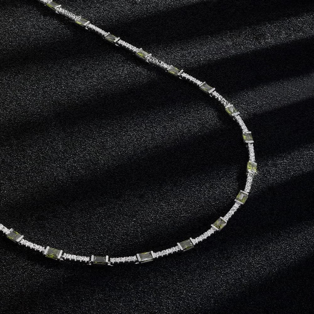 Collier pour Femme APM Monaco AC6260XARG en Argent 925 avec Pierres Vertes vue 2
