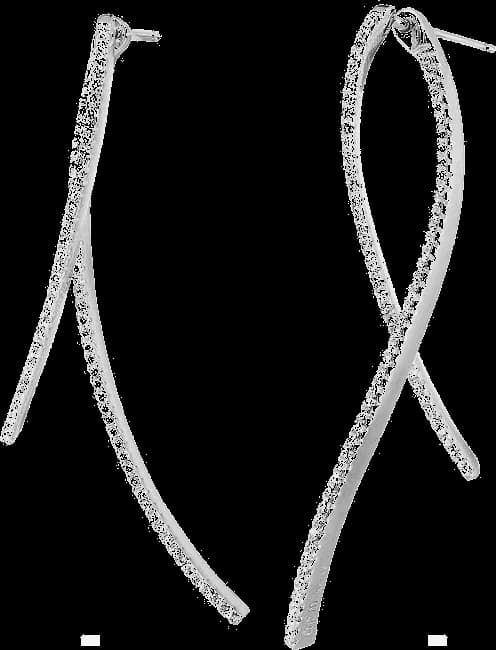 Boucles d'oreilles femme APM Monaco AE9000OX en argent 925 et zirconium vue 3