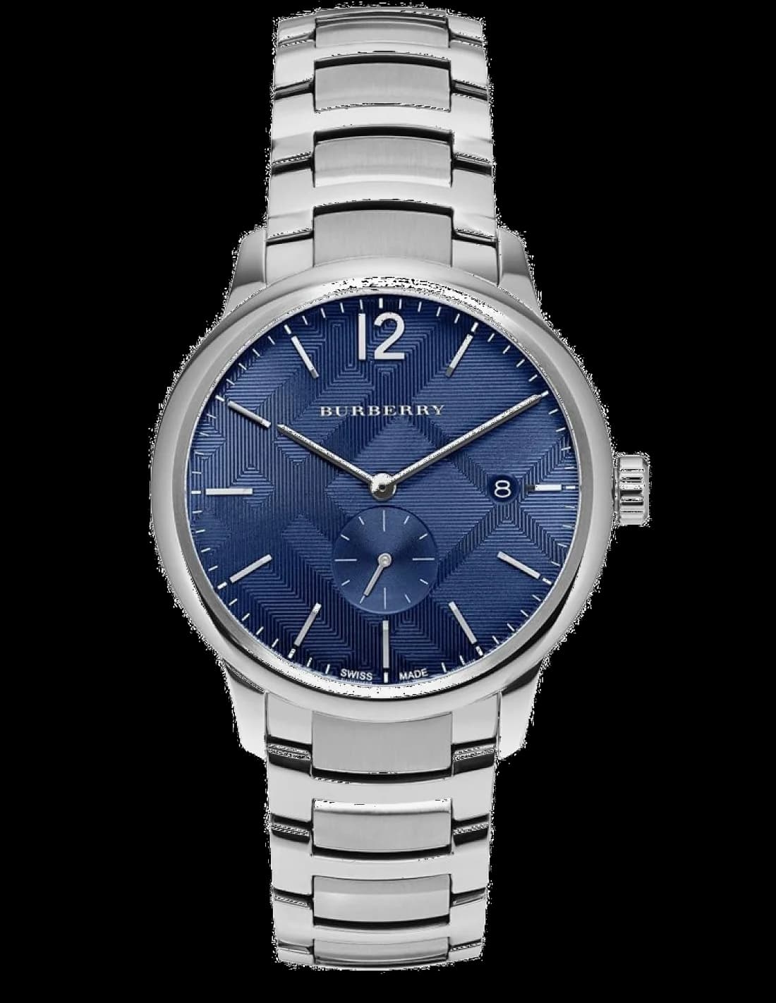 Montre Homme Burberry BU10007 Cadran Bleu Acier Inoxydable