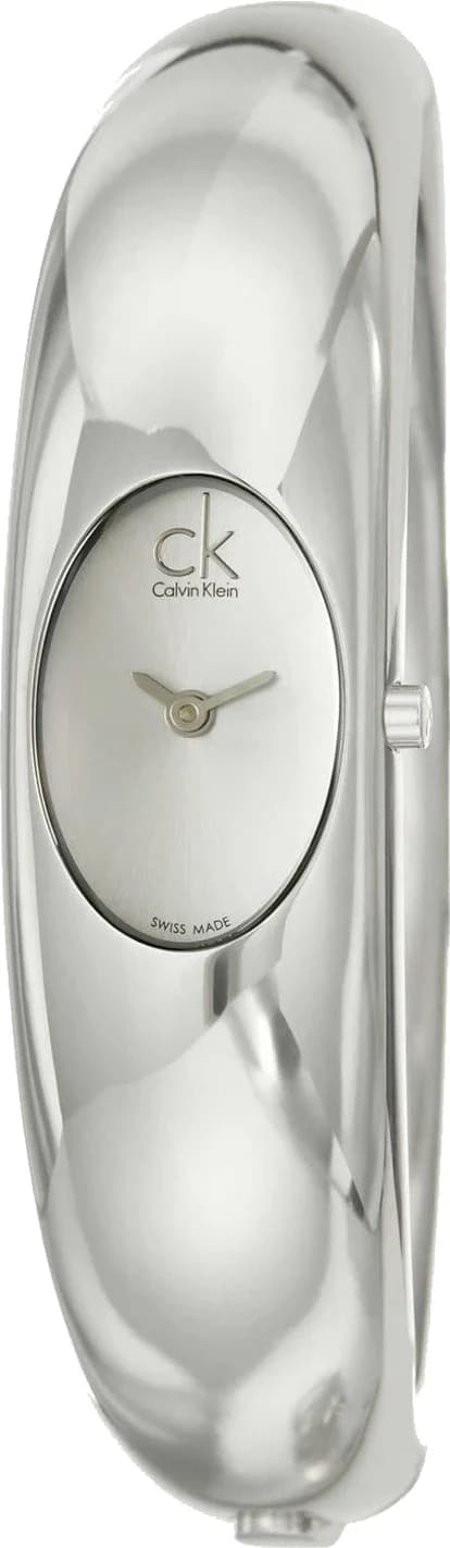 Montre Calvin Klein K1Y22120 femme cadran argent bracelet acier
