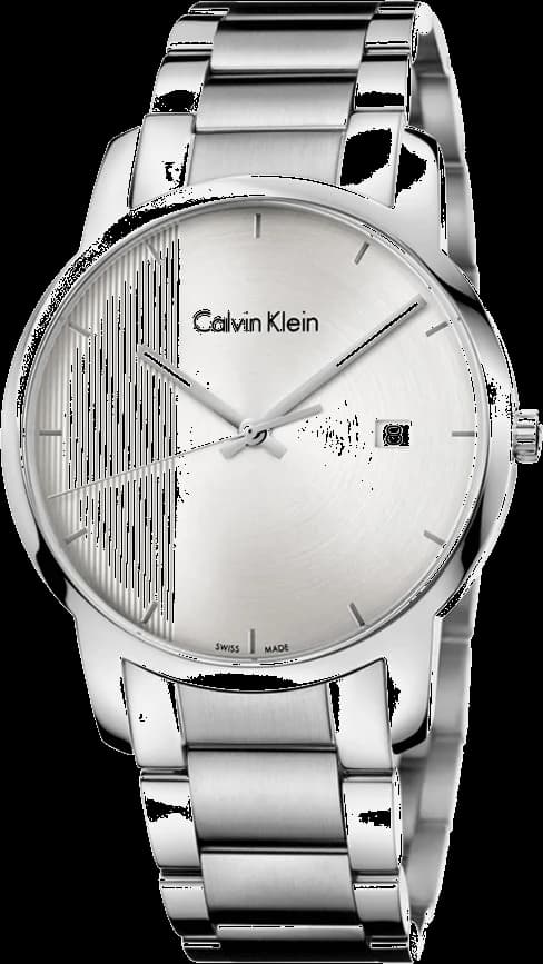 Montre Homme Calvin Klein City K2G2G14X - Cadran et bracelet acier inoxydable argenté