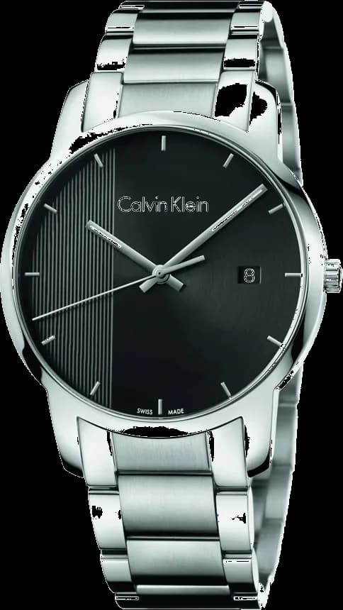 Montre Homme Calvin Klein K2G2G14Y en Acier Inoxydable, Cadran Noir