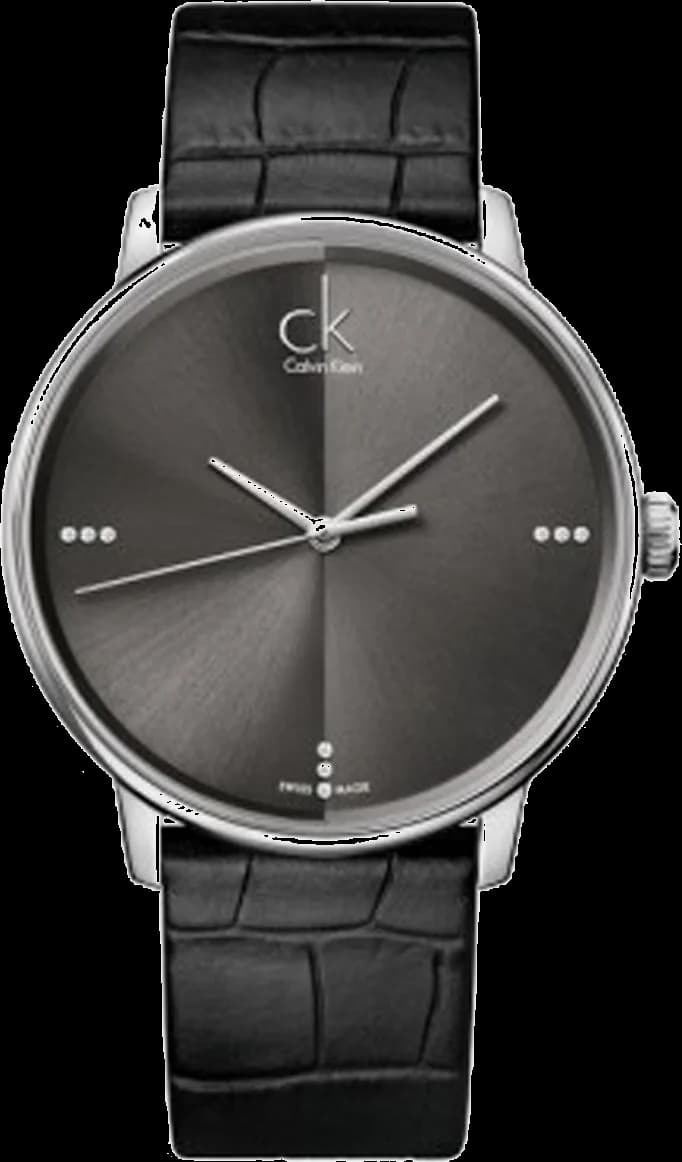 Montre Homme Calvin Klein K2Y2X1CU - Cadran et Bracelet Cuir Noir