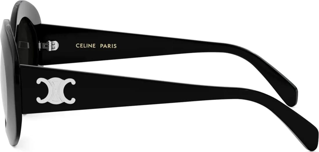 Lunettes de Soleil Celine Femme Triomphe CL40292U 01A Noir vue 3