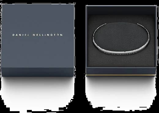 Bracelet Classique Jonc Argenté Daniel Wellington DW00400002 pour Femme - Taille L vue 3