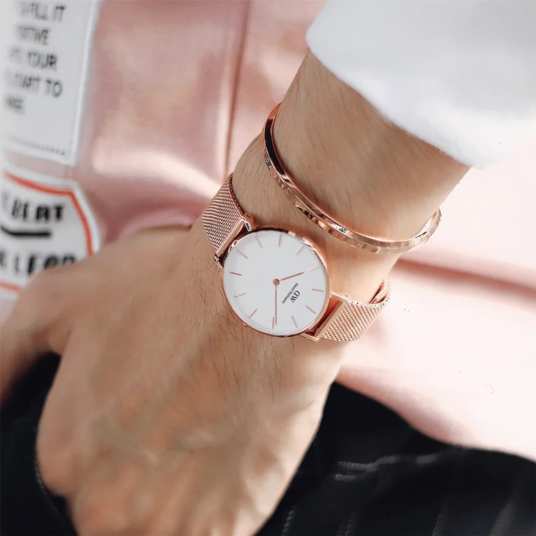 Zoom sur le cadran du Daniel Wellington DW00400003