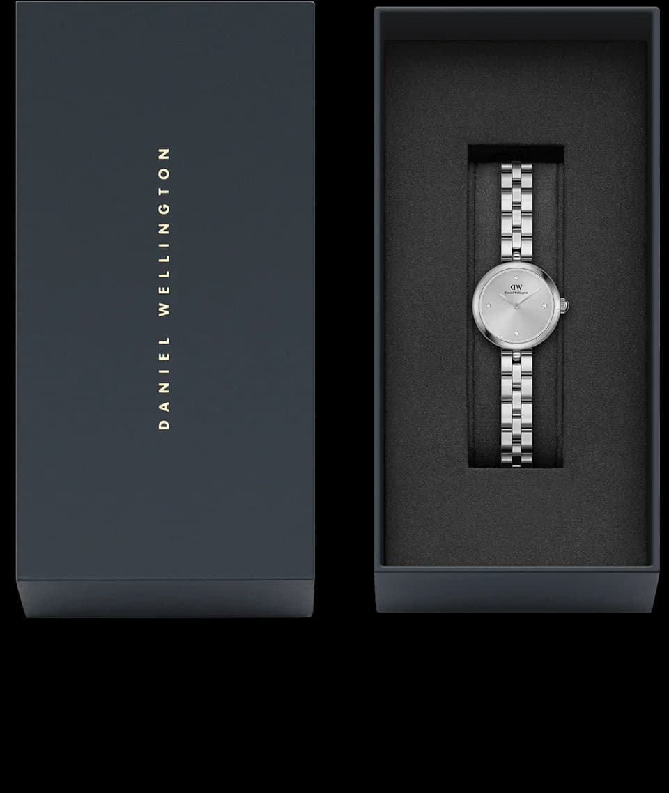 Montre Daniel Wellington DW00100719 femme détail bracelet acier