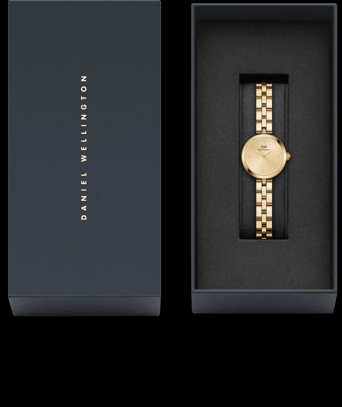 Montre Daniel Wellington DW00100718 femme détail bracelet acier