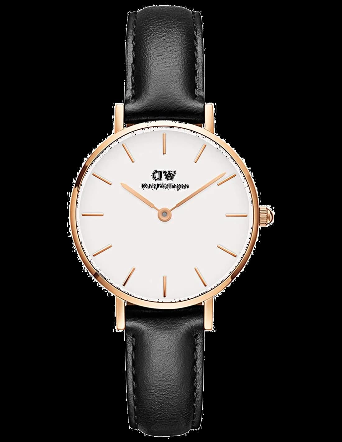 Montre Femme Daniel Wellington Classic Petite DW00100230 en or rose et cadran blanc