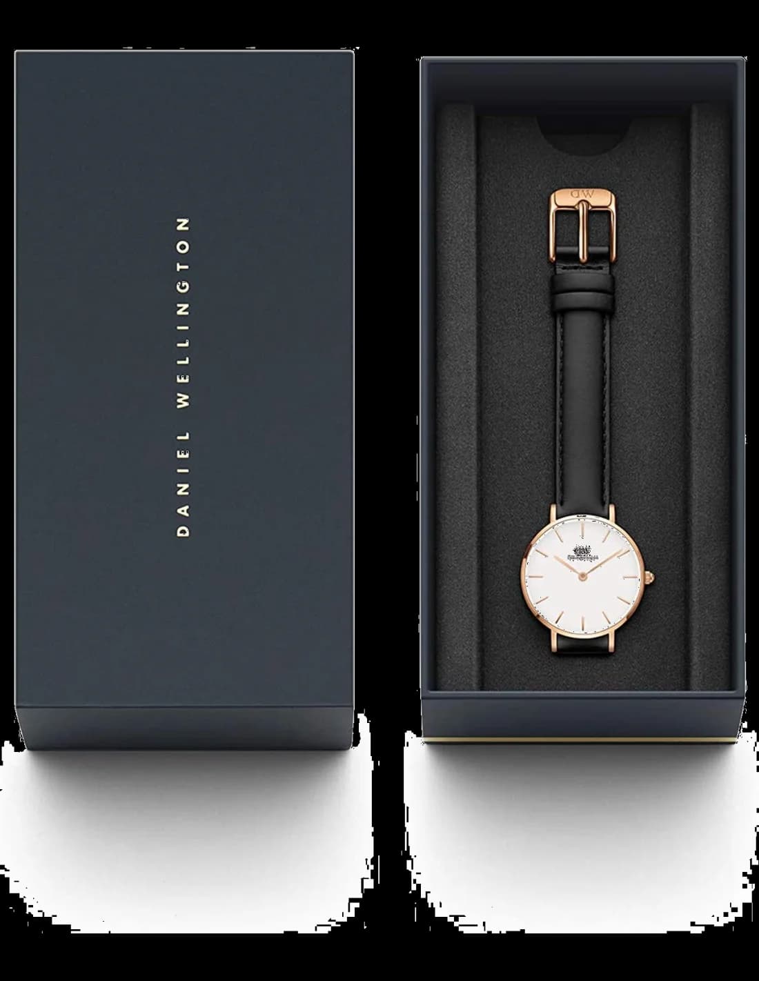 Montre Daniel Wellington DW00100230 femme détail cadran blanc