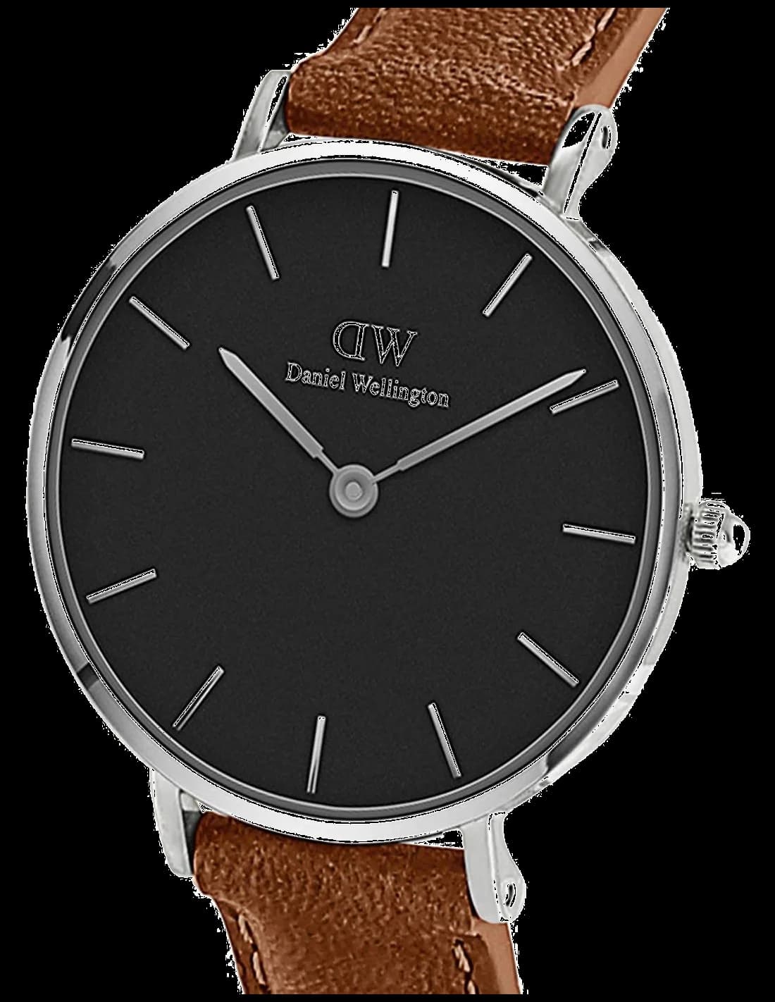 Garde-temps Daniel Wellington DW00100234 au cadran blanc laqué minimaliste et aiguilles fines en acier inoxydable