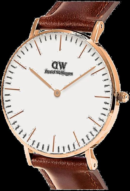 Le garde-temps Daniel Wellington DW00100006 vu de profil