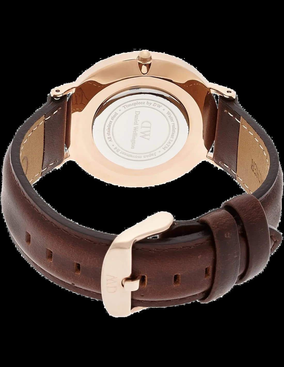Zoom sur le cadran blanc du Daniel Wellington DW00100039