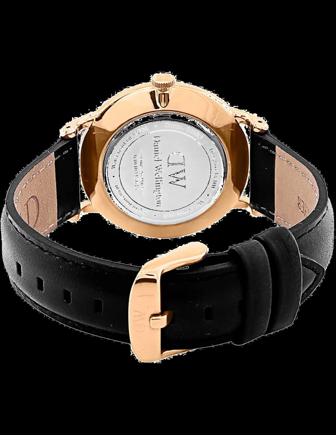 Visage cadran Daniel Wellington DW00100092 avec index bâtons argentés aiguilles noires design scandinave épuré