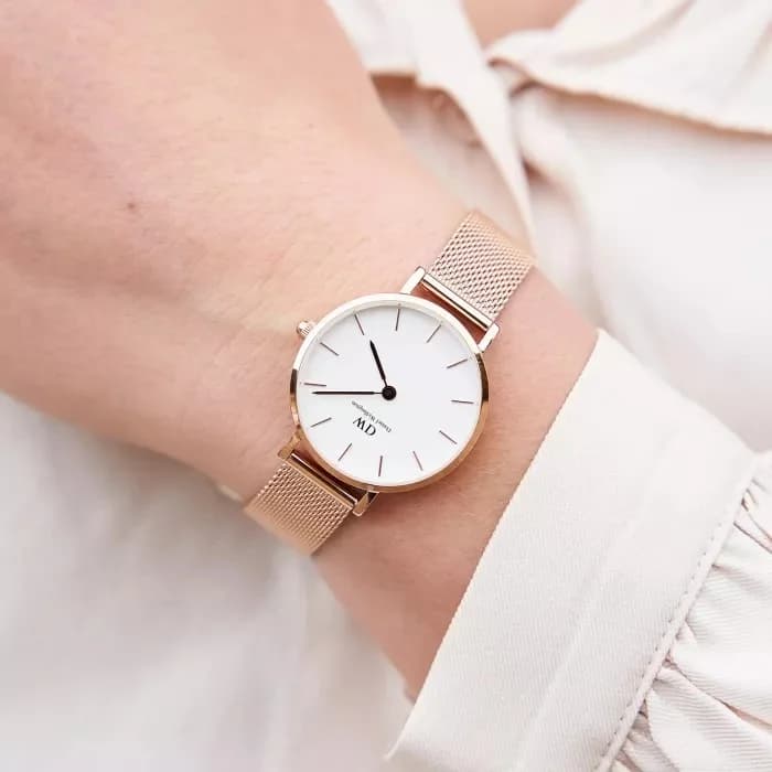 Montre Daniel Wellington DW00100219 femme verso boîtier or rose