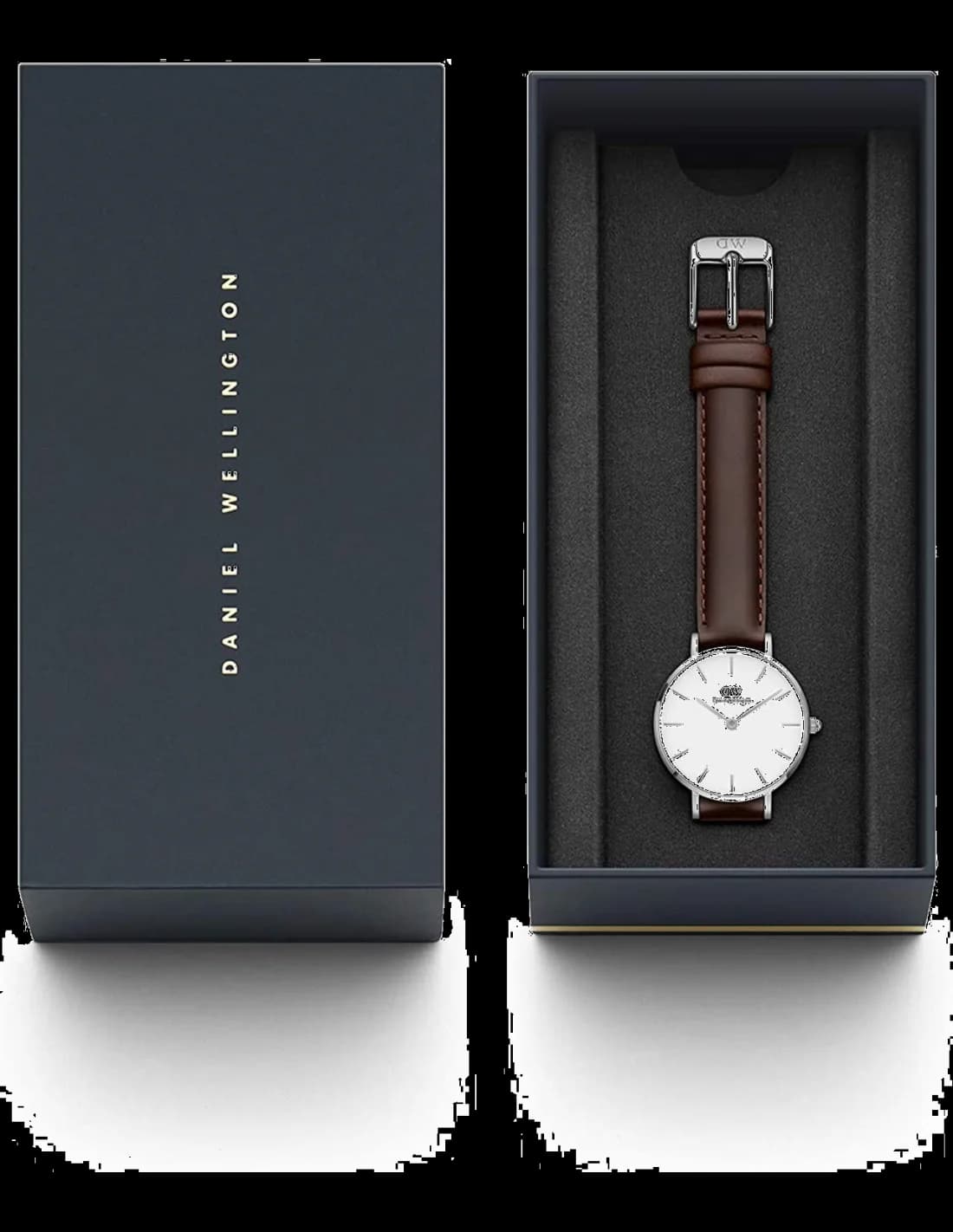 Zoom sur le cadran blanc du Daniel Wellington DW00100239