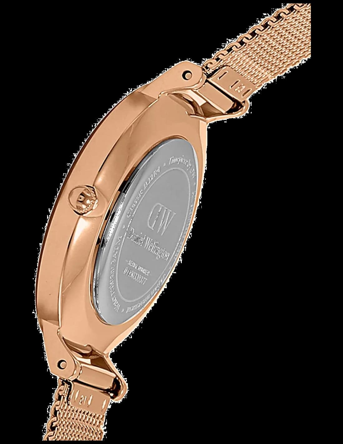 Visage cadran Daniel Wellington DW00100305 pur, index bâtons et aiguilles fines en acier inoxydable