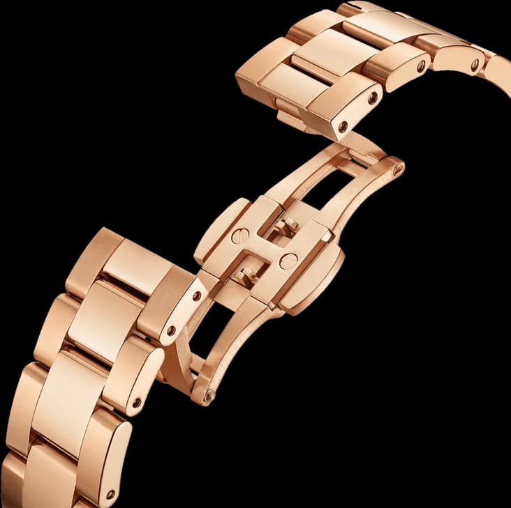 Montre Daniel Wellington DW00100369 femme détail bracelet acier