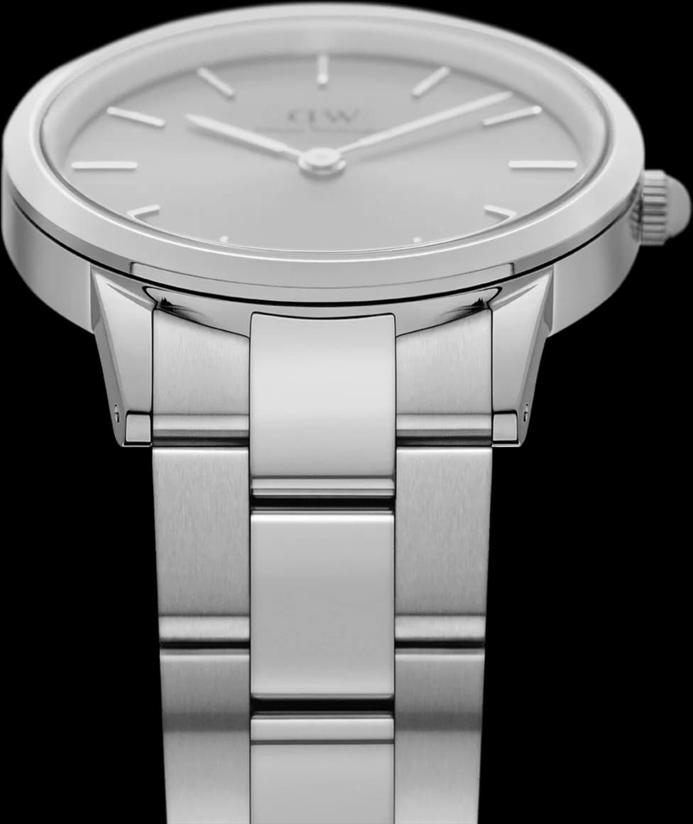 Montre Daniel Wellington DW00100402 femme détail cadran argent