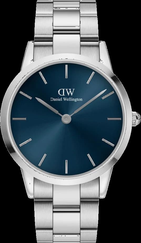 Montre Femme Daniel Wellington DW00100448 Iconic Arctic 40mm Cadran Bleu Acier
