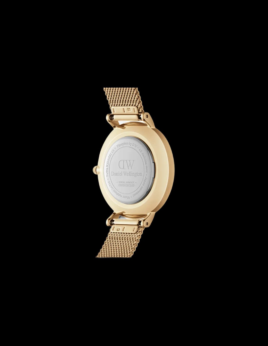 Attache bracelet Daniel Wellington DW00100479 en maille milanaise acier inoxydable, fermoir déployant