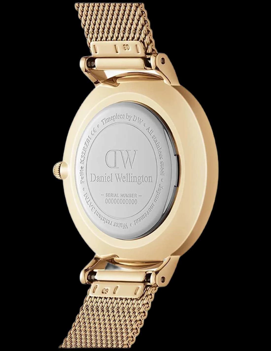 Attache bracelet Daniel Wellington DW00100480 en cuir véritable brun cognac avec boucle ardillon classique en acier