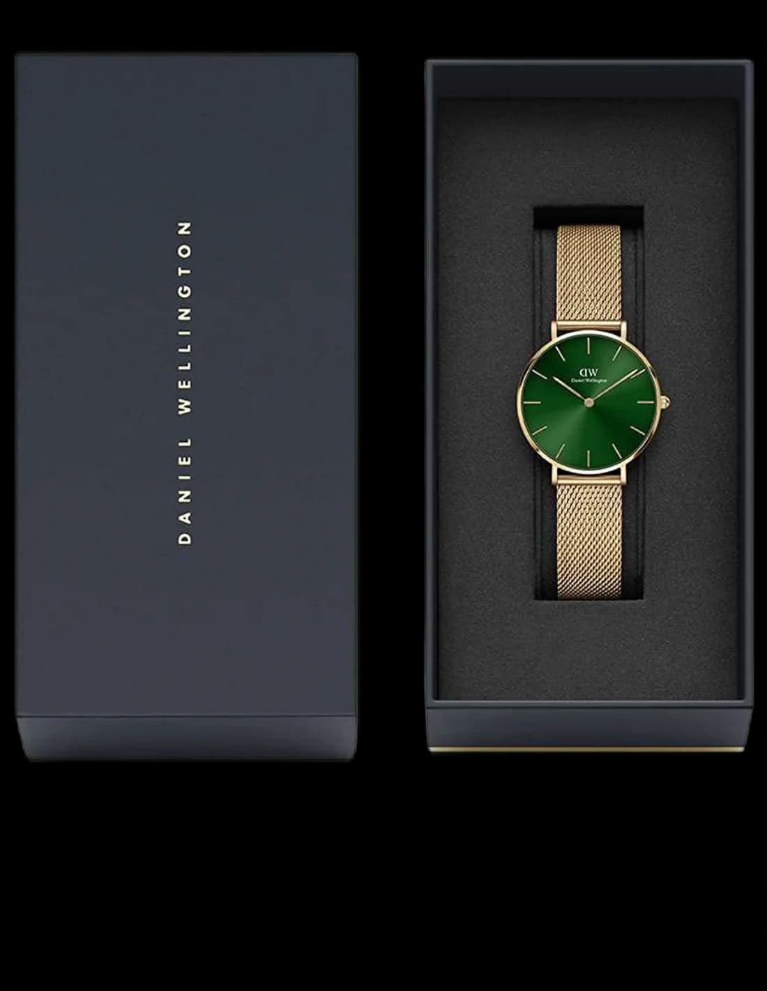 Lunette boîtier Daniel Wellington DW00100480 en acier inoxydable poli de 32 mm de diamètre pour allure délicate