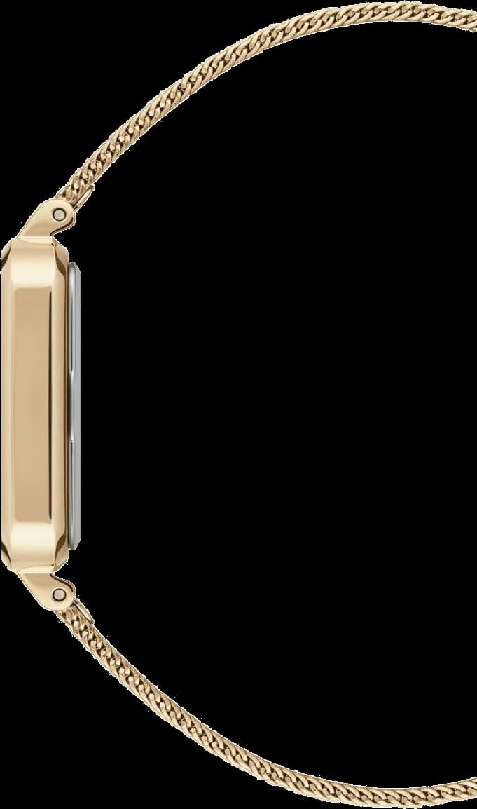 Attache bracelet Daniel Wellington DW00100485 en maille milanaise acier inoxydable doré avec fermoir à boucle déployante