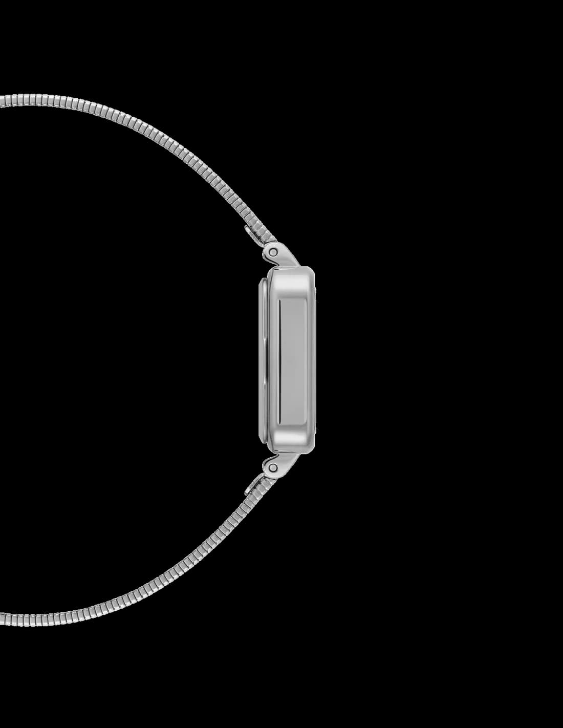 Montre Femme Daniel Wellington Quadro Studio DW00100521 - Cadran Carré Blanc, Boîtier et Bracelet Argent vue 3