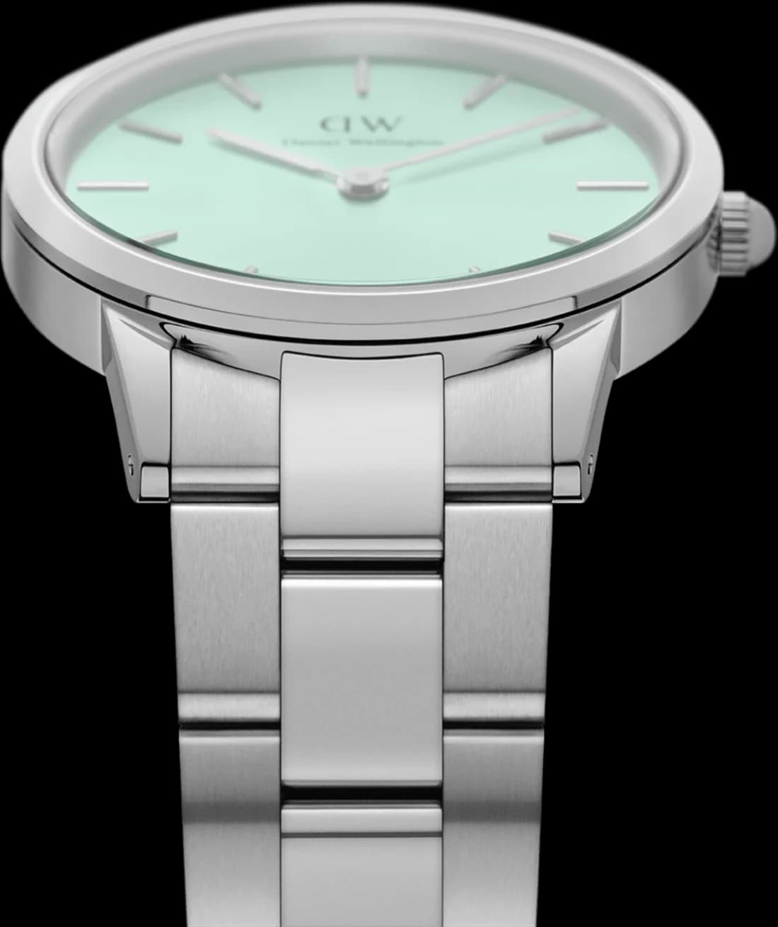 Montre Daniel Wellington DW00100537 femme détail cadran vert