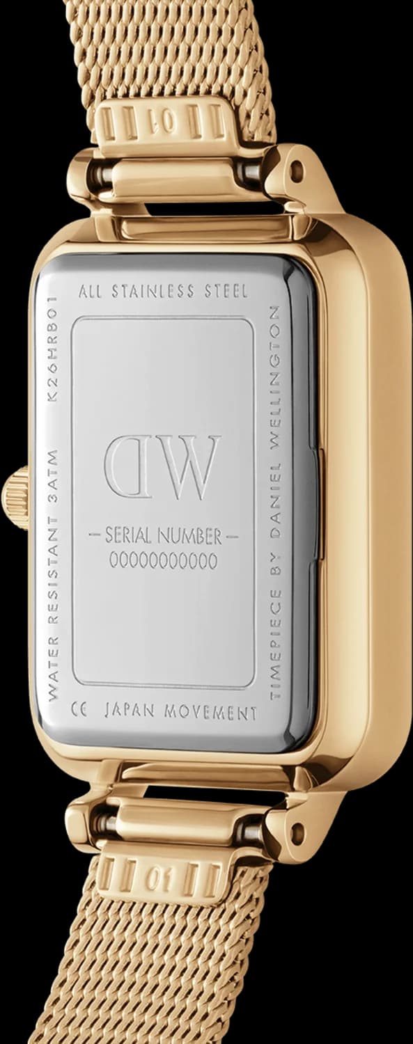 Zoom sur le cadran vert du Daniel Wellington DW00100561