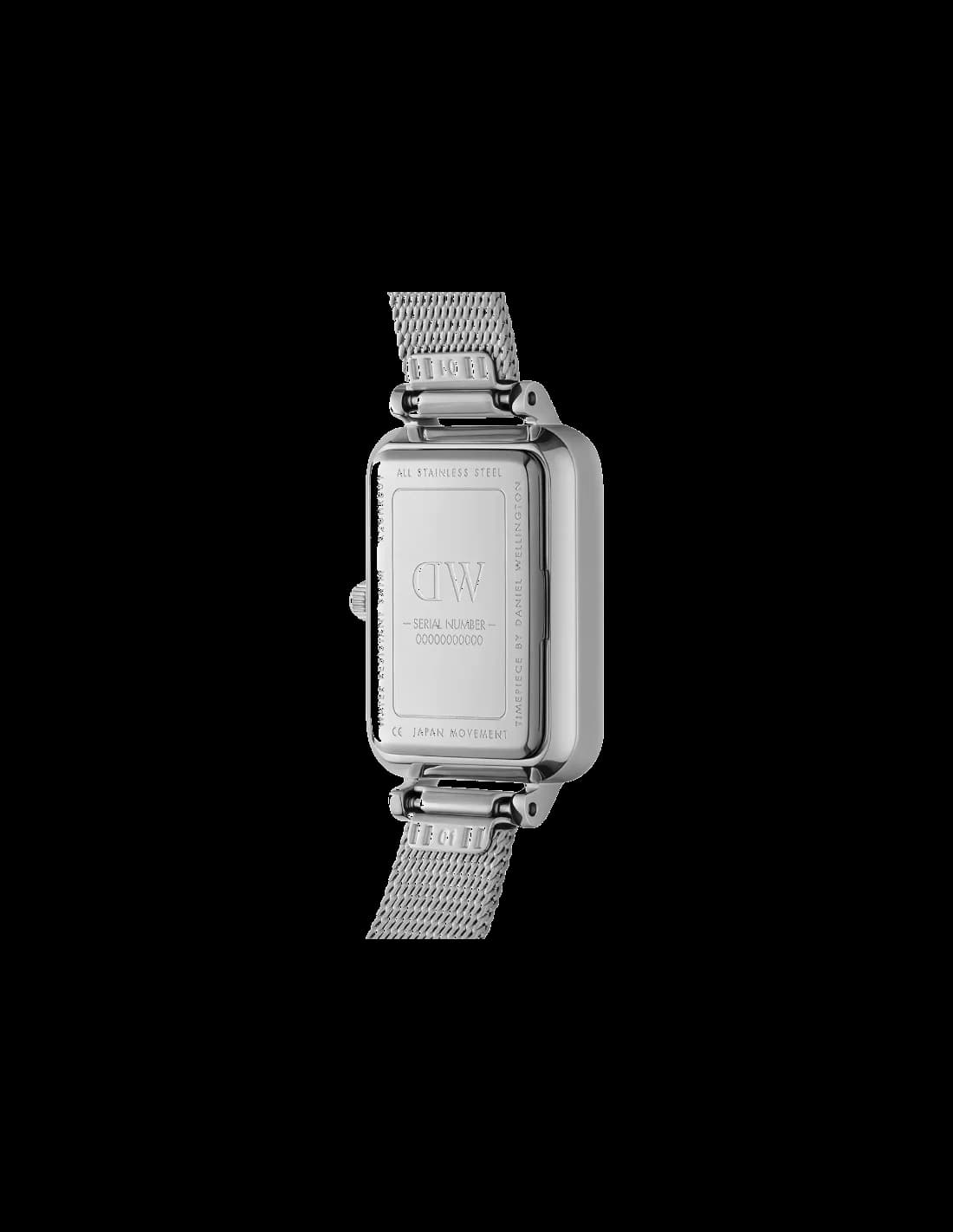 Attache bracelet Daniel Wellington DW00100581 en maille milanaise acier inoxydable avec fermoir déployant ajustable et finition rose gold