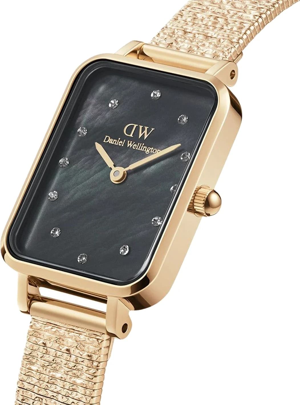 Montre Daniel Wellington DW00100583 femme détail bracelet acier