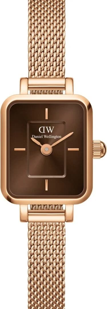Garde-temps Daniel Wellington DW00100649 au cadran nacre irisé et aiguilles dorées fines pur