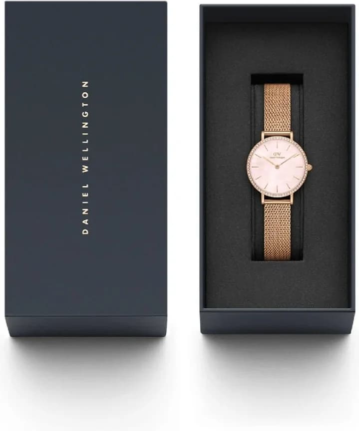 Montre Daniel Wellington DW00100663 femme verso boîtier or rose
