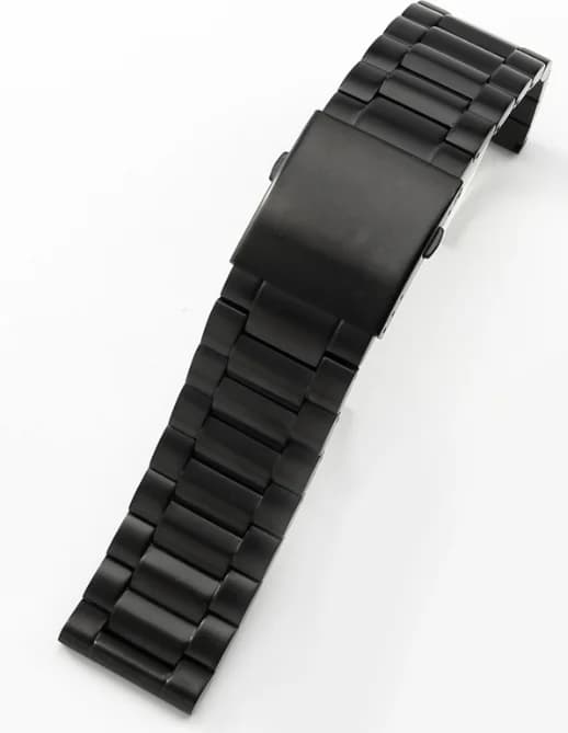 Bracelet de montre Diesel Mr Daddy 2.0 - Acier inoxydable noir 28mm avec boucle déployante - Réf. DZ7395_STRAP