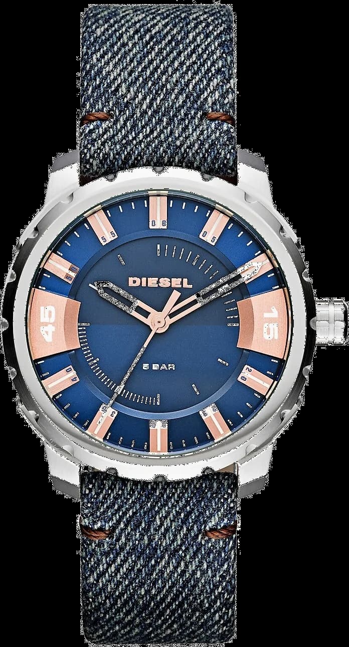 Montre Diesel Stronghold DZ1722 pour Homme - Cadran et bracelet bleu