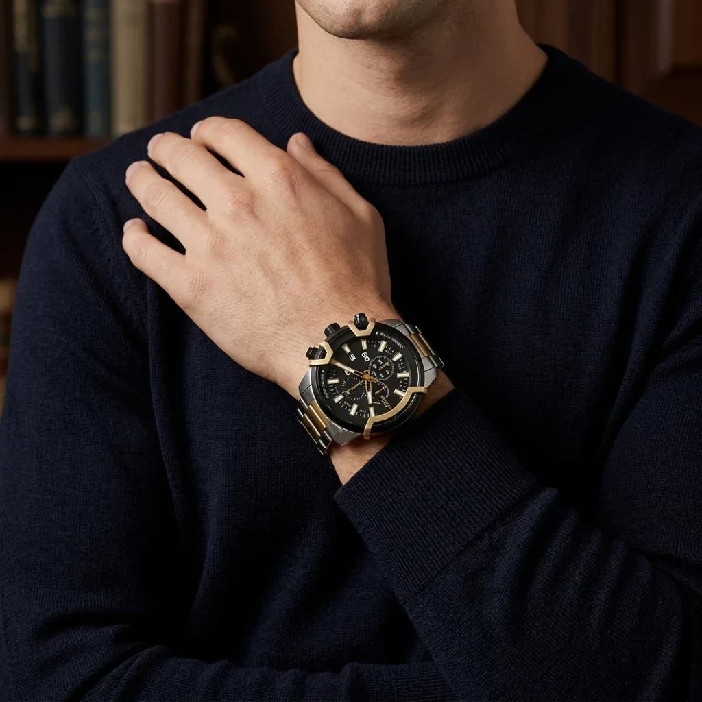 Montre Diesel DZ4577 homme détail cadran noir