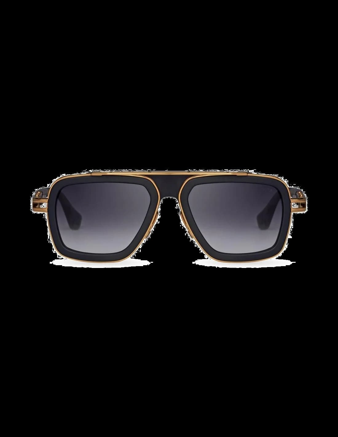 Lunettes de soleil DITA LXN-EVO DTS403-A-01 pour Homme - Monture noire et dorée vue 2