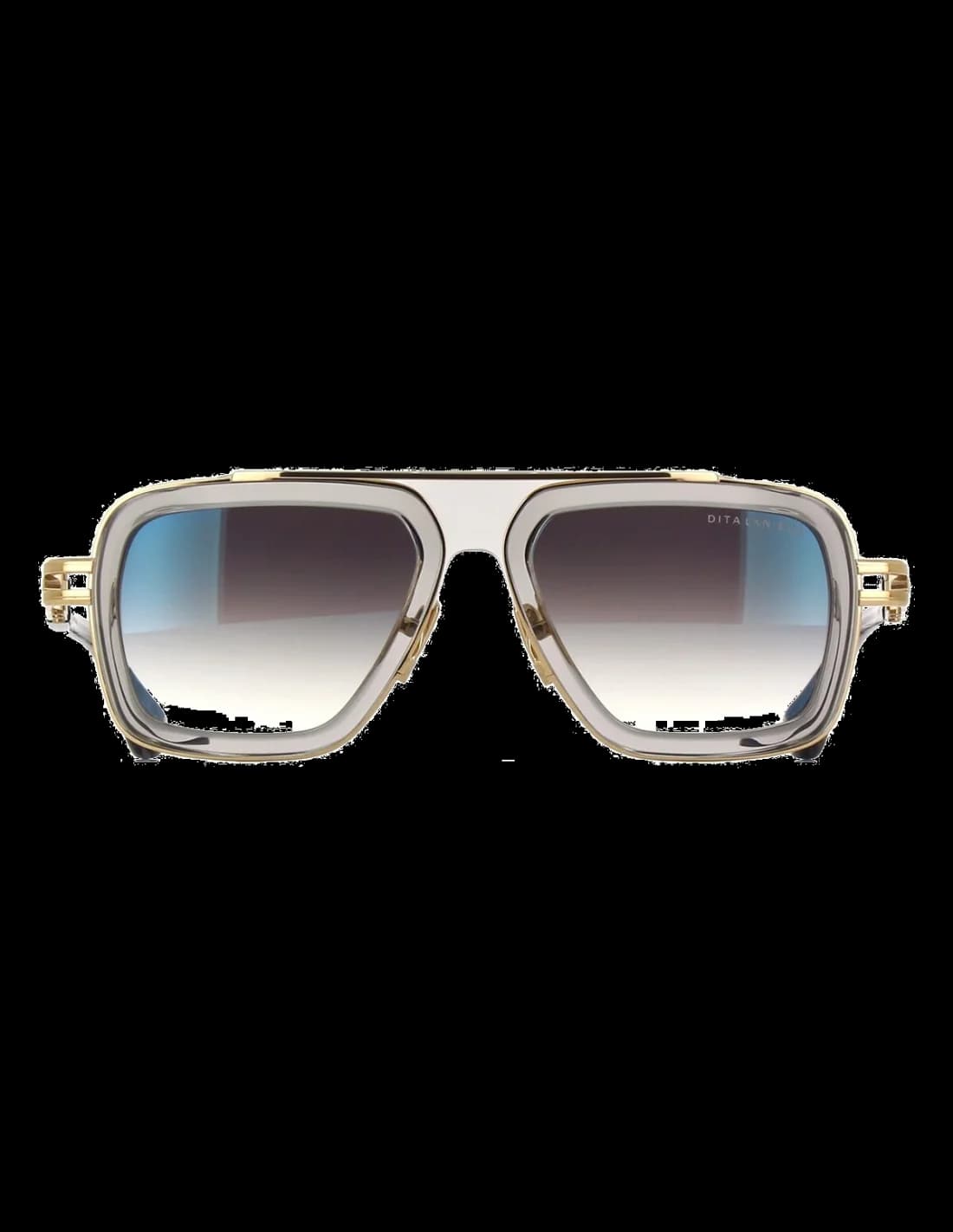Lunettes de soleil DITA LXN-EVO DTS403-A-02 Noir verres gris dégradé Homme vue 2