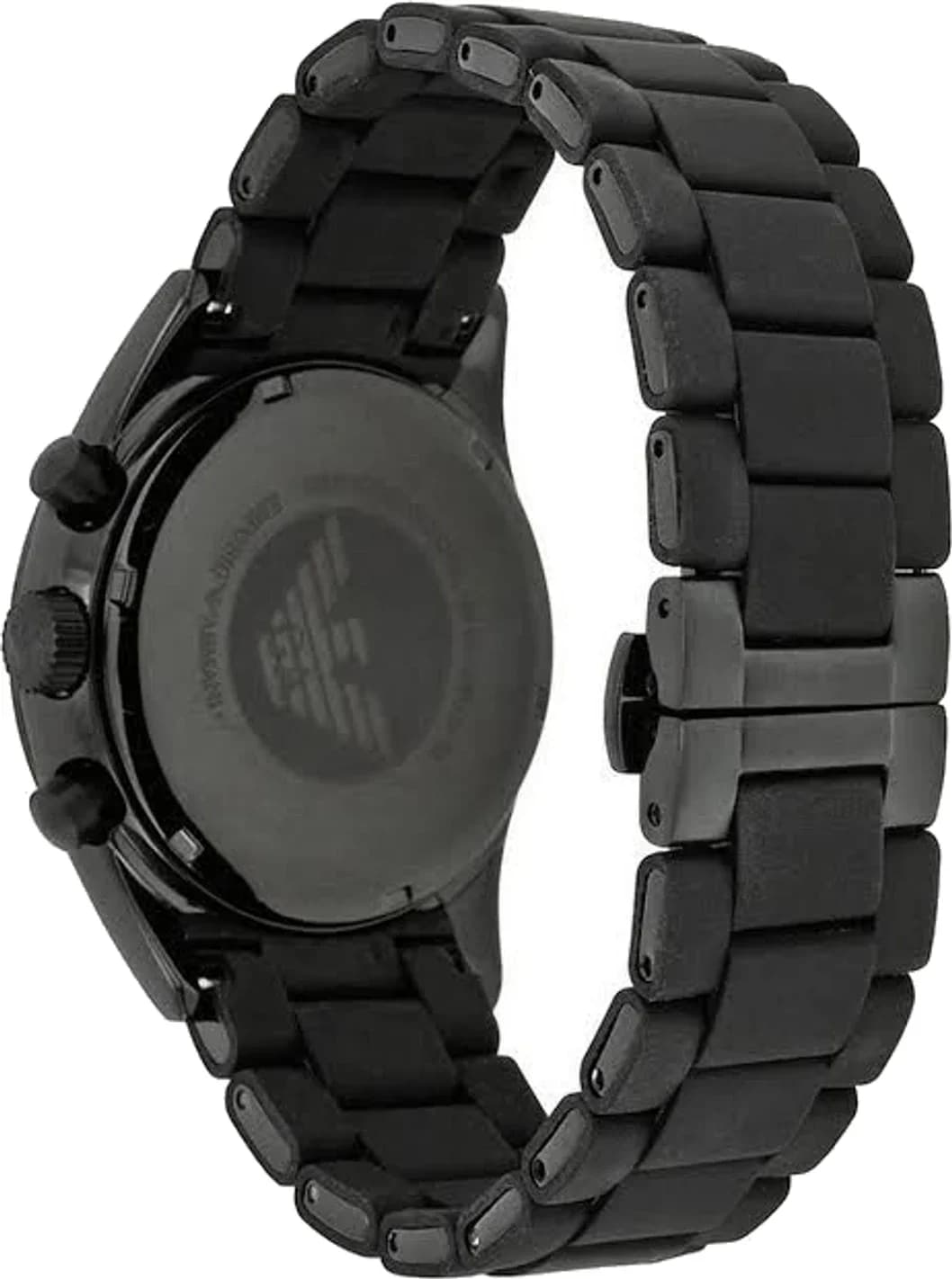 Zoom sur le cadran bleu du Emporio Armani AR5921