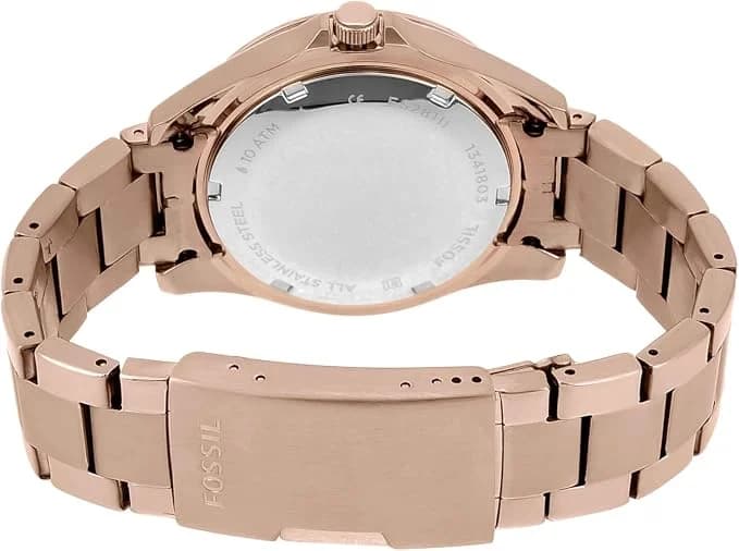 Montre Fossil ES2811 femme détail cadran or rose