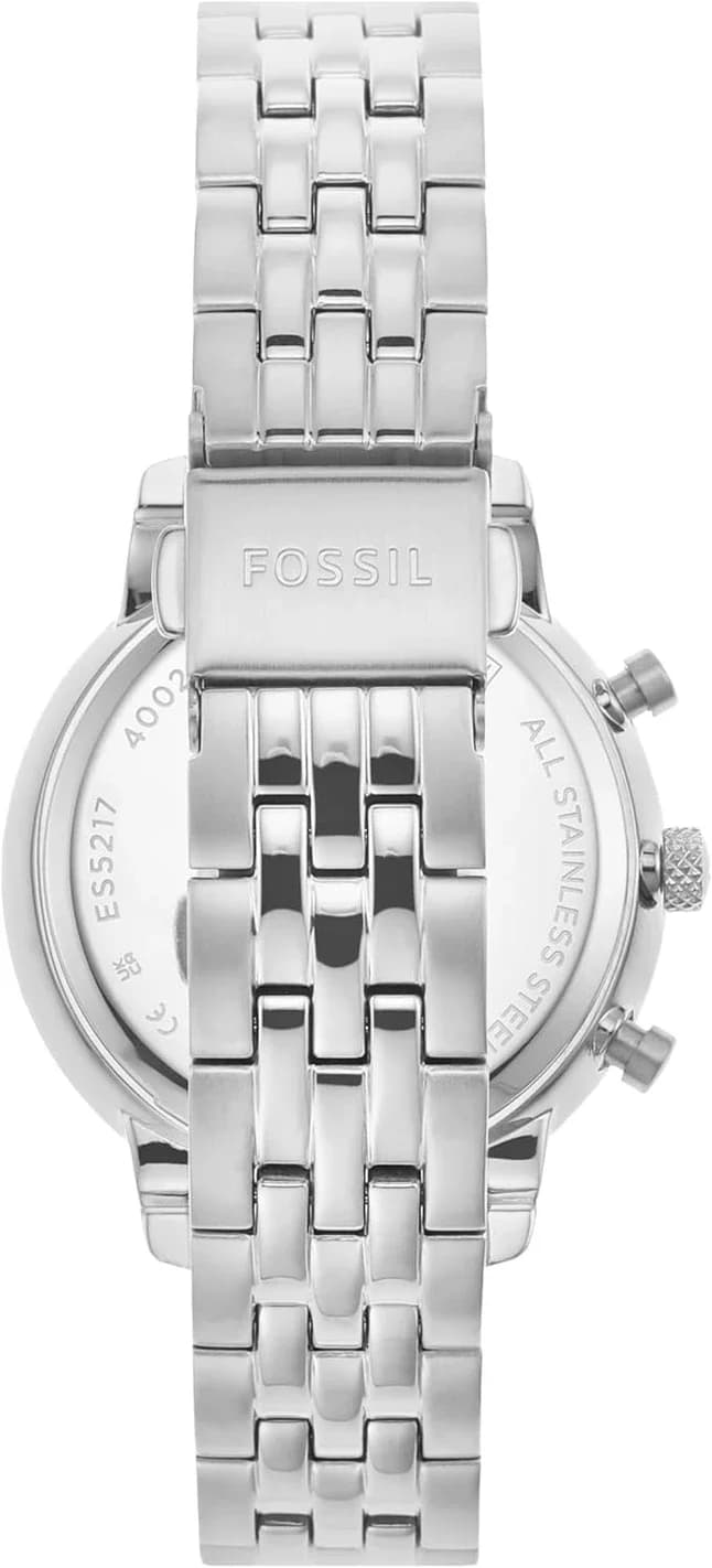Montre Fossil ES5217 femme détail cadran argent