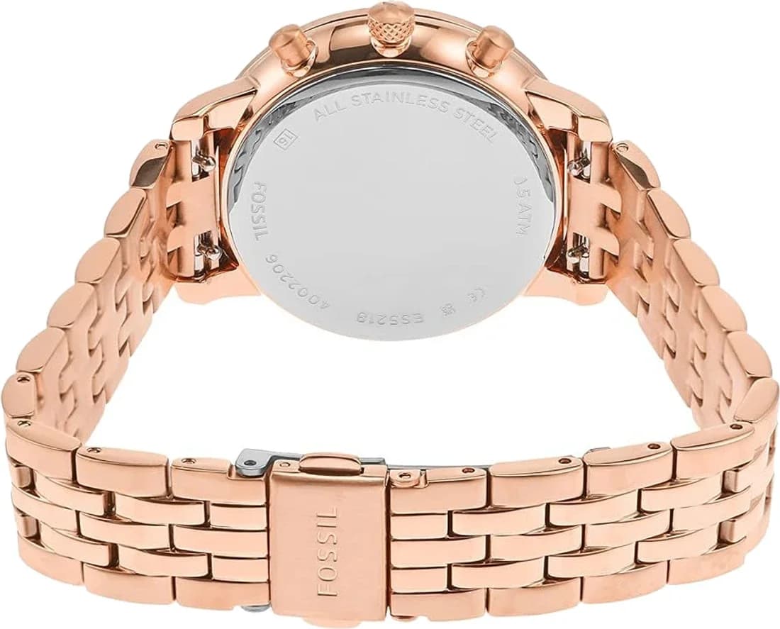 Montre Fossil ES5218 femme détail cadran marron