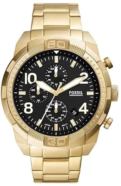 Montre Fossil FS5877 homme cadran noir bracelet acier