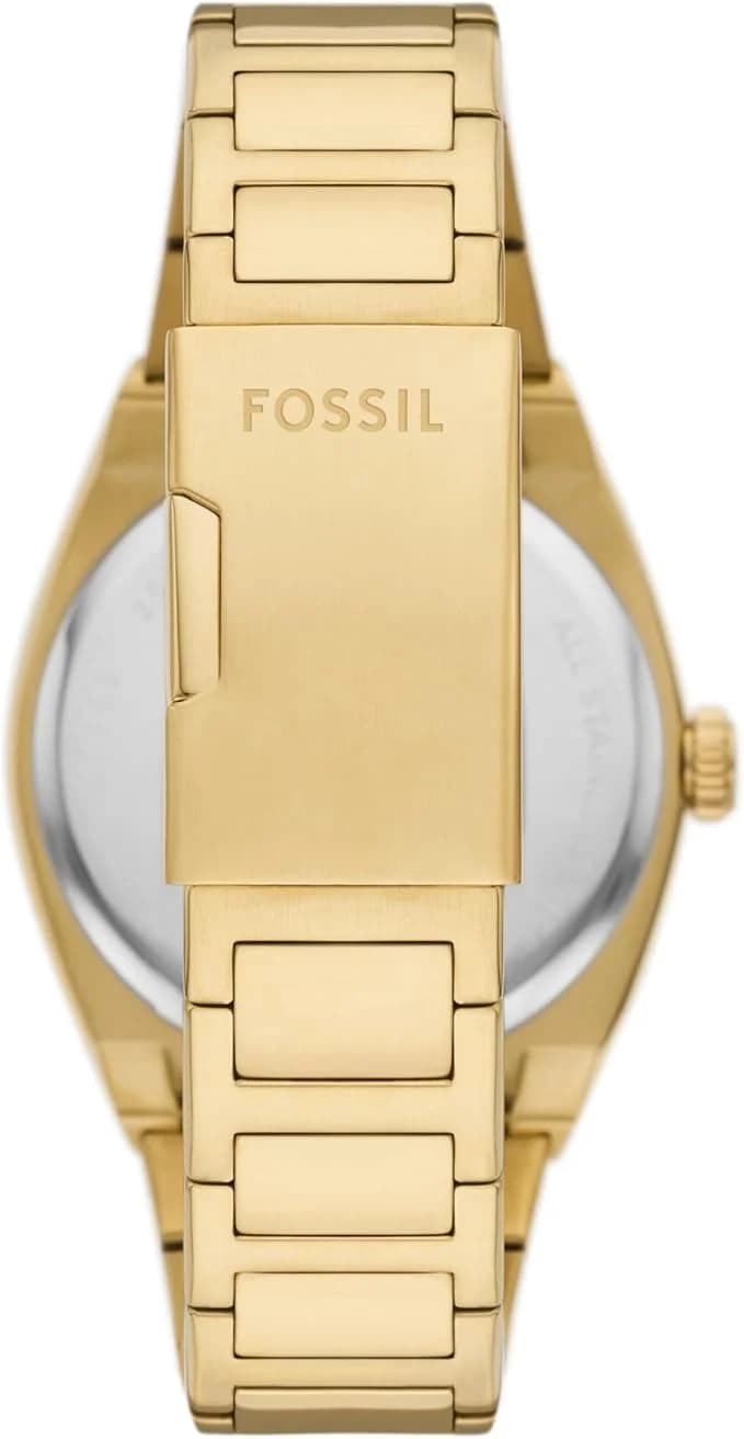 Montre Fossil FS5965 homme détail cadran or
